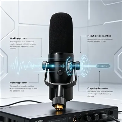 Comment fonctionne un microphone dynamique ?